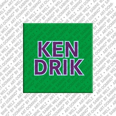 ART-DOMINO® BY SABINE WELZ Kendrik - Magnet with the name Kendrik