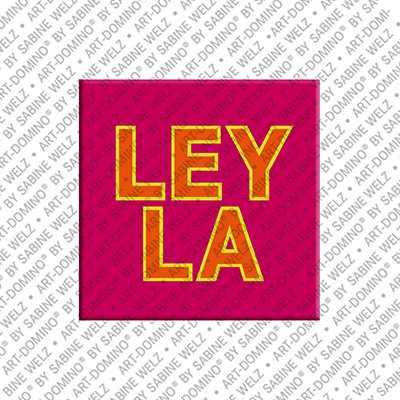 MAGNET-STORIES Leyla - Magnet mit dem Vornamen Leyla