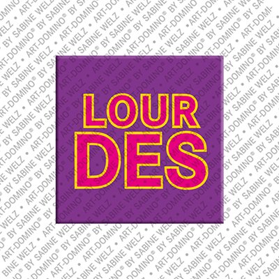 MAGNET-STORIES Lourdes - Magnet mit dem Vornamen Lourdes