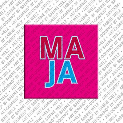 MAGNET-STORIES Maja - Magnet with the name Maja