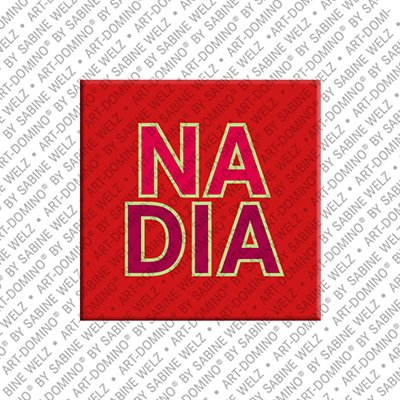 MAGNET-STORIES Nadia - Magnet mit dem Vornamen Nadia