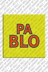 MAGNET-STORIES Pablo - Magnet mit dem Vornamen Pablo