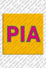 MAGNET-STORIES Pia - Aimant avec le nom Pia