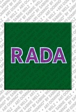 MAGNET-STORIES Rada - Magnet mit dem Vornamen Rada