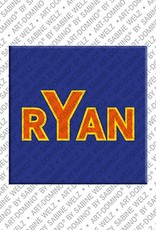 MAGNET-STORIES Ryan - Magnet mit dem Vornamen Ryan