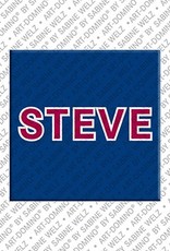 MAGNET-STORIES Steve - Magnet mit dem Vornamen Steve
