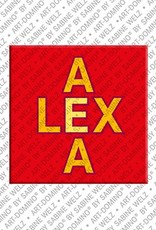 MAGNET-STORIES Alexa - Magnet mit dem Vornamen Alexa