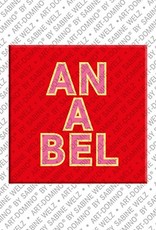 MAGNET-STORIES Anabel - Magnet mit dem Vornamen Anabel