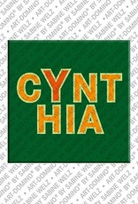 MAGNET-STORIES Cynthia - Magnet mit dem Vornamen Cynthia
