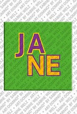 MAGNET-STORIES Jane - Magnet with the name Jane