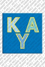 MAGNET-STORIES Kay - Magnet mit dem Vornamen Kay