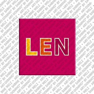MAGNET-STORIES Len - Aimant avec le nom Len