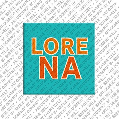 MAGNET-STORIES Lorena - Magnet mit dem Vornamen Lorena