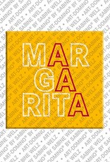 ART-DOMINO® BY SABINE WELZ Margarita - Magnet with the name Margarita