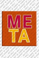 MAGNET-STORIES Meta - Aimant avec le nom Meta