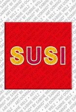 MAGNET-STORIES Susi - Magnet mit dem Vornamen Susi