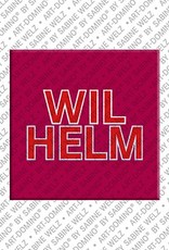 MAGNET-STORIES Wilhelm - Magnet with the name Wilhelm