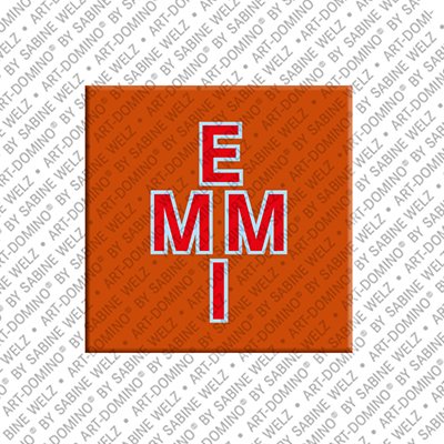 ART-DOMINO® BY SABINE WELZ Emmi - Magnet with the name Emmi