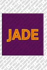MAGNET-STORIES Jade - Magnet mit dem Vornamen Jade