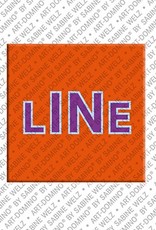 MAGNET-STORIES Line - Aimant avec le nom Line