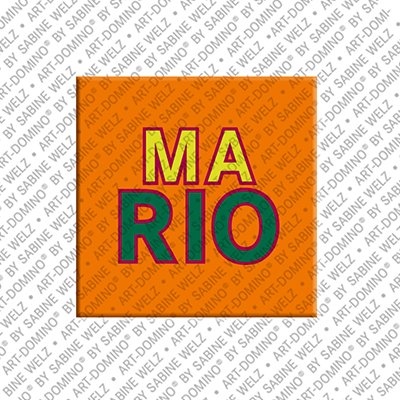 MAGNET-STORIES Mario - Magnet mit dem Vornamen Mario