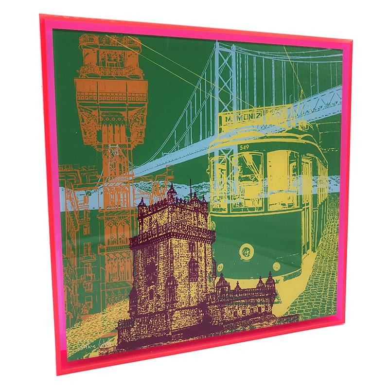 MAGNET-STORIES Lissabon - Collage - 01 + Cadre