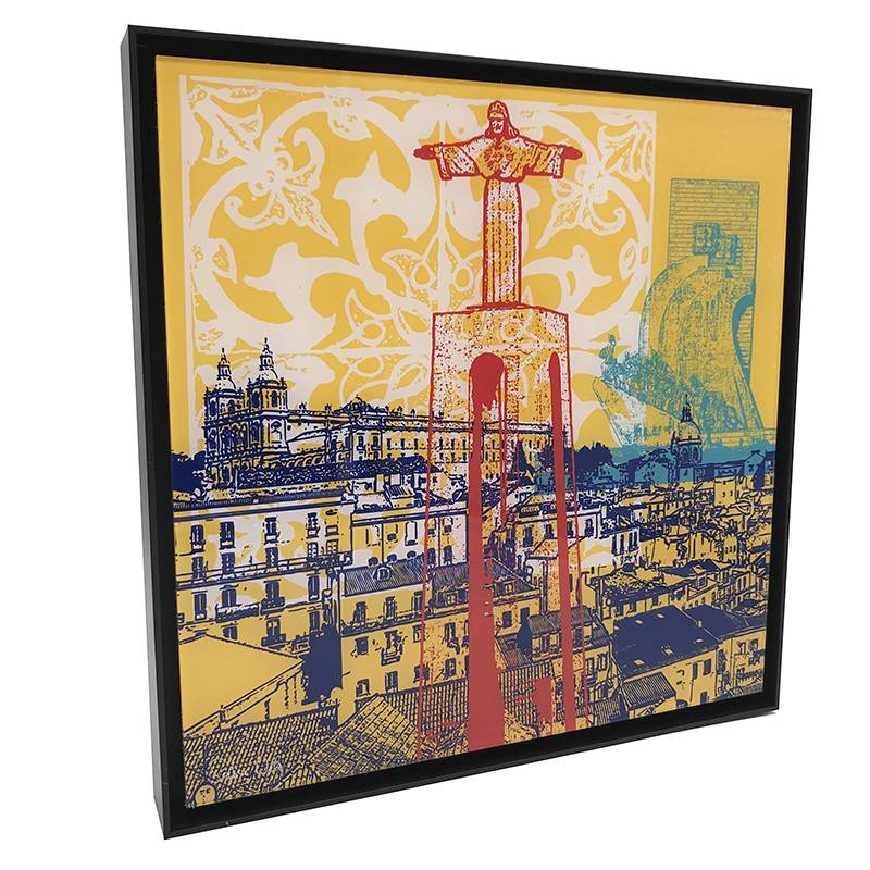 MAGNET-STORIES Lissabon - Collage - 02 + Cadre