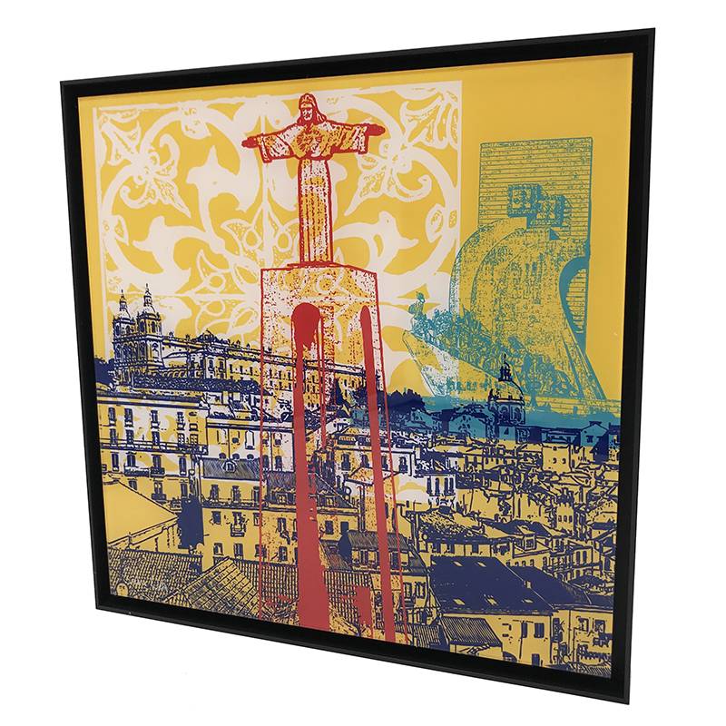 MAGNET-STORIES Lissabon - Collage - 02 + Cadre