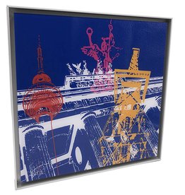 MAGNET-STORIES PHOTO ACRYLIQUE - BERLIN - COLLAGE 02 - Dans un cadre en aluminium