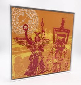 MAGNET-STORIES ACRYLIC PICTURE - BERLIN - COLLAGE 03 - In modern acrylic frame