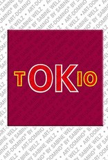 ART-DOMINO® BY SABINE WELZ Tokio - Schriftzug