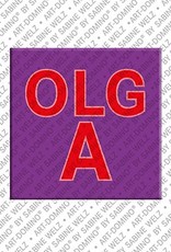 MAGNET-STORIES Olga - Magnet mit dem Vornamen Olga