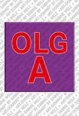 MAGNET-STORIES Olga - Magnet with the name Olga