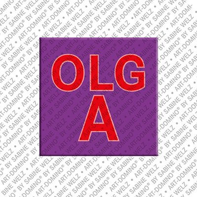 MAGNET-STORIES Olga - Magnet mit dem Vornamen Olga