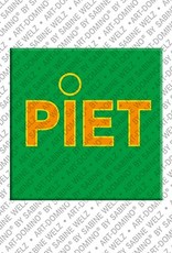 MAGNET-STORIES Piet - Magnet with the name Piet
