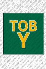 MAGNET-STORIES Toby - Magnet mit dem Vornamen Toby