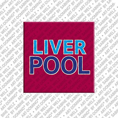 ART-DOMINO® BY SABINE WELZ Liverpool - Lettering