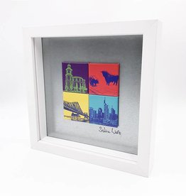 MAGNET-STORIES MAGNETIC PICTURE FRANKFURT MOTIF MIX 4-02