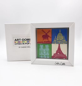 ART-DOMINO® BY SABINE WELZ Magnetset - Geschenkbox - Frankreich - Paris - 4 - 01