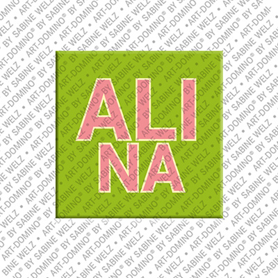 MAGNET-STORIES Alina - Magnet mit dem Vornamen Alina