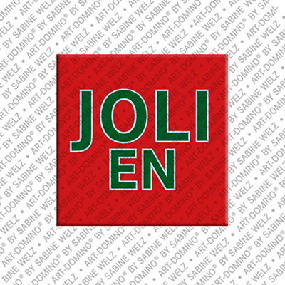 ART-DOMINO® BY SABINE WELZ Jolien - Magnet with the name Jolien