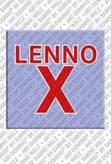 ART-DOMINO® BY SABINE WELZ Lennox - Aimant avec le nom Lennox