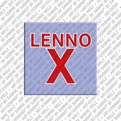 ART-DOMINO® BY SABINE WELZ Lennox - Magnet with the name Lennox