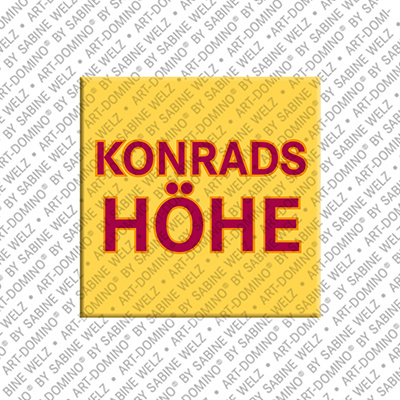 MAGNET-STORIES Berlin-Konradshöhe– Schriftzug