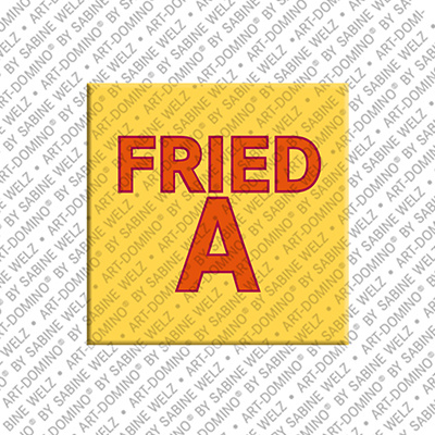 ART-DOMINO® BY SABINE WELZ Frieda - Magnet with the name Frieda