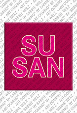 MAGNET-STORIES Susan - Magnet mit dem Vornamen Susan