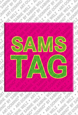 MAGNET-STORIES Samstag - aimant avec le mot Samstag