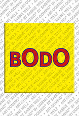 ART-DOMINO® BY SABINE WELZ Bodo - Magnet with the name Bodo