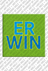 MAGNET-STORIES Erwin - Magnet with the name Erwin