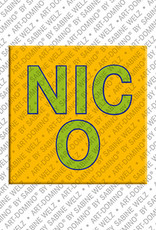 MAGNET-STORIES Nico - Magnet with the name Nico